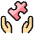 Module Hands Puzzle Icon from Ultimate Colors - Free Set