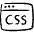 Programming Language Browser Css Icon from Freehand - Free Set | Free Download as SVG Vector and Transparent PNG | Streamline icons
