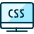 Programming Language Monitor Css Icon from Ultimate Duotone - Free Set
