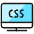 Programming Language Monitor Css Icon from Ultimate Colors - Free Set