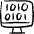 Programming Monitor Icon from Freehand Line - Free Set