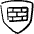 Security Shield Wall Icon from Freehand - Free Set