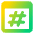 Browser Hash Icon from Core Gradient - Free Set