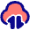 Cloud Data Transfer Icon from Plump Pop - Free Set