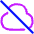 Cloud Off Icon from Plump Neon - Free Set
