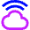 Cloud Wifi Icon from Sharp Neon - Free Set