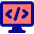 Code Monitor 1 Icon from Core Pop - Free Set