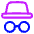 Incognito Mode Icon from Plump Neon - Free Set