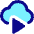 Insert Cloud Video Icon from Core Pop - Free Set