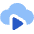 Insert Cloud Video Icon from Core Flat - Free Set
