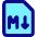 Markdown Document Programming Icon from Core Pop - Free Set