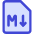 Markdown Document Programming icon - Free transparent PNG, SVG. No sign up needed.