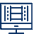 Programming Video Editing Icon from Cyber Line Set