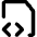 Script File Code 1 Icon from Micro Line - Free Set