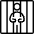 Punishment Prisoner Bars Icon from Ultimate Light Set