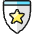 Rating Star Badge Icon from Ultimate Colors Set