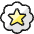 Rating Star Bubble Icon from Ultimate Colors Set