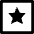 Star Square Icon from Nova Line Set