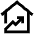 Arrow Up House Icon from Atlas Line Set | Free Download as SVG Vector and Transparent PNG | Streamline icons