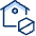 House Block Icon from Cyber Duotone Set | Free Download as SVG Vector and Transparent PNG | Streamline icons