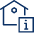 House Information Icon from Cyber Line Set