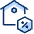 House Percent icon - Free transparent PNG, SVG. No sign up needed.