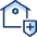 House Protect Icon from Cyber Duotone Set | Free Download as SVG Vector and Transparent PNG | Streamline icons