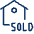 House Sold 1 Icon from Cyber Line Set | Free Download as SVG Vector and Transparent PNG | Streamline icons