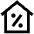 Download free Percent House PNG, SVG vector icon from Atlas Line set.