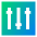 Equalizer Icon from Sharp Gradient Set