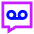Recording Tape Bubble Square Icon from Sharp Neon Set
