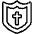 Religion Shield 1 Icon from Ultimate Light Set | Free Download as SVG Vector and Transparent PNG | Streamline icons