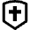 Religion Shield Chist Crusade 1 Icon from Nova Line Set