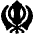 Sikhism Symbol Icon from Ultimate Bold Set