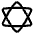 Hexagram Icon from Plump Line Set