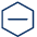 Subtract Hexagon 1 Icon from Cyber Line Set