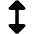 Expand Vertical 1 Icon from Ultimate Bold Set