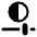 Contrast Horizontal Slider Adjustment Icon from Ultimate Bold Set