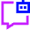 Ai Chat Robot Icon from Sharp Neon Set