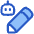 Ai Edit Robot Icon from Plump Duo Set