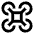 Drone 2 Icon from Sharp Line Set