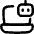 Laptop Ai Robot Icon from Flex Line Set