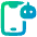 Mobile Ai Robot Icon from Plump Gradient Set