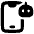 Mobile Ai Robot Icon from Plump Solid Set