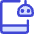 Tablet Ai Robot Icon from Core Duo Set