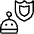 Technology Robot Police Shield Icon from Ultimate Light Set