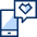 Heart Mobile Message icon - Free transparent PNG, SVG. No sign up needed.