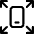Phone Expand Icon from Ultimate Regular Set