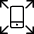 Phone Expand Icon from Ultimate Light Set | Free Download as SVG Vector and Transparent PNG | Streamline icons