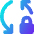 Arrow Sync Lock Icon from Core Gradient Set